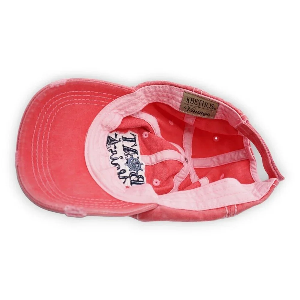 Kbethos Vintage Pink Distressed Baseball Hat Adjustable‎ Back